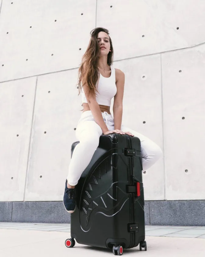 SHARKITECTURE MOLDED 2 PC LUGGAGE SET