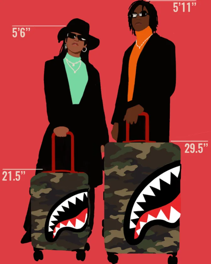 SHARKNAUTICS (CAMO) 29.5u201d FULL-SIZE LUGGAGE