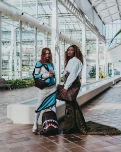 SHARKS AND SKULLS SAVVY CROSSBODY