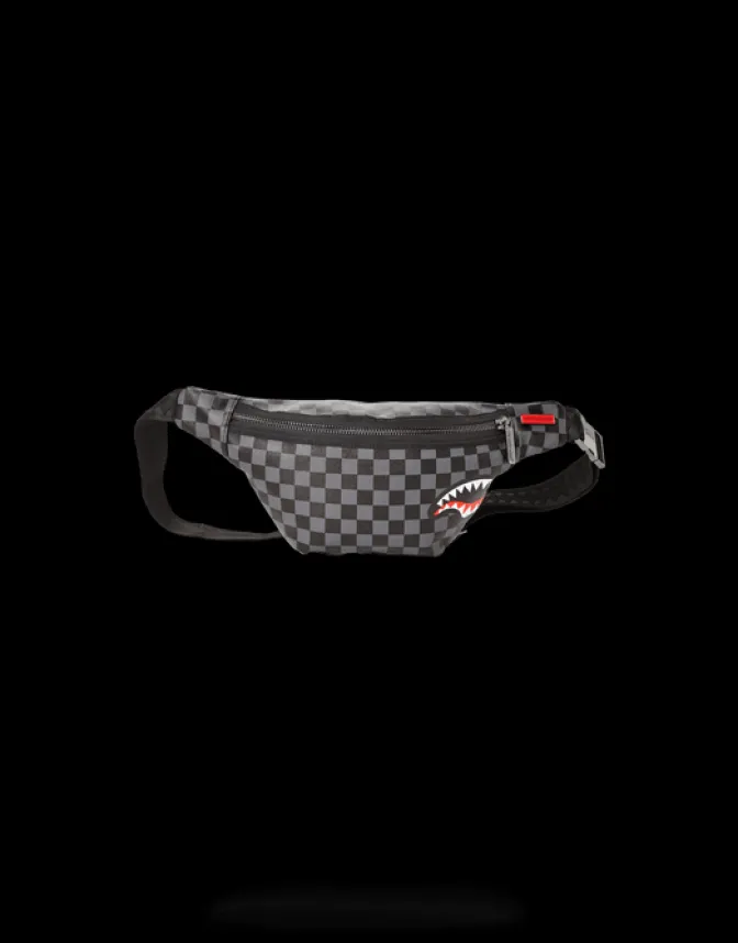 SHARKS IN PARIS (BLACK CHECKERED EDITION) CROSSBODY