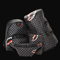 SHARKS IN PARIS (BLACK CHECKERED EDITION) CROSSBODY