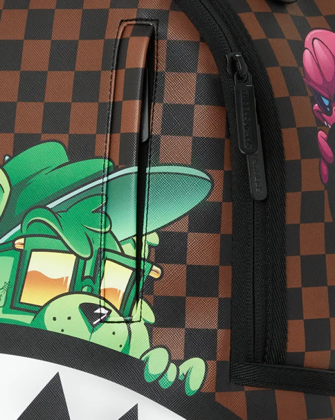SHARKS IN PARIS CHARACTERS SNEAKIN BACKPACK (DLXV)