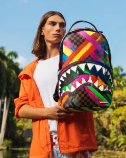 SHARKS IN PARIS CITY STREAKS BACKPACK (DLXV)