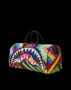 SHARKS IN PARIS CITY STREAKS DUFFLE