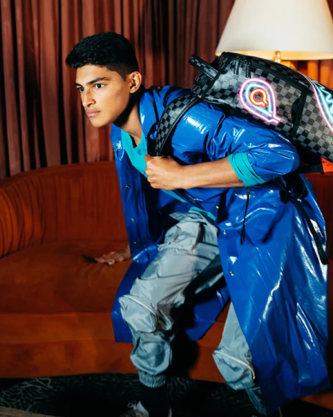 SHARKS IN PARIS GLOW BACKPACK (DLXV)