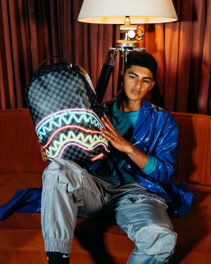 SHARKS IN PARIS GLOW BACKPACK (DLXV)