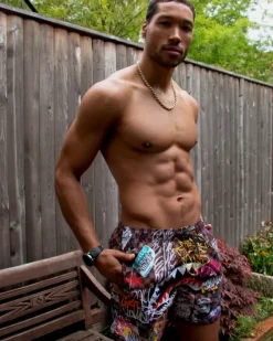 SHARKS IN PARIS JETSKI SWIM TRUNKS