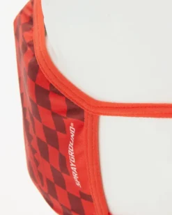SHARKS IN PARIS (RED) FORM-FITTING MASK