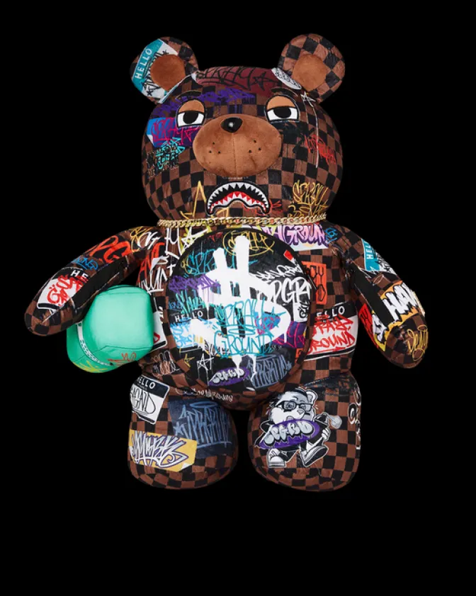 SHARKS IN PARIS THE RIZZ MONEYBEAR TEDDYBEAR BACKPACK