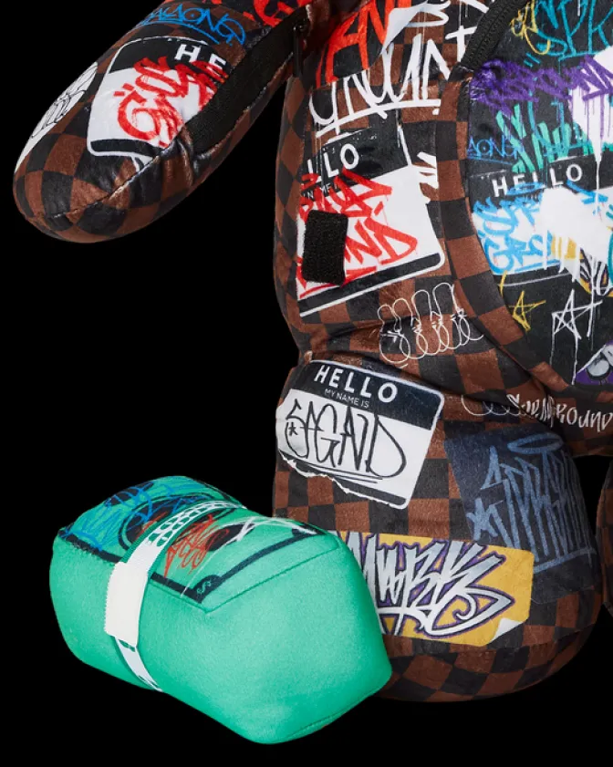 SHARKS IN PARIS THE RIZZ MONEYBEAR TEDDYBEAR BACKPACK
