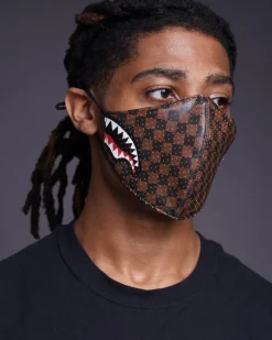 SHARKS IN PARIS VEGAN LEATHER FACE MASK