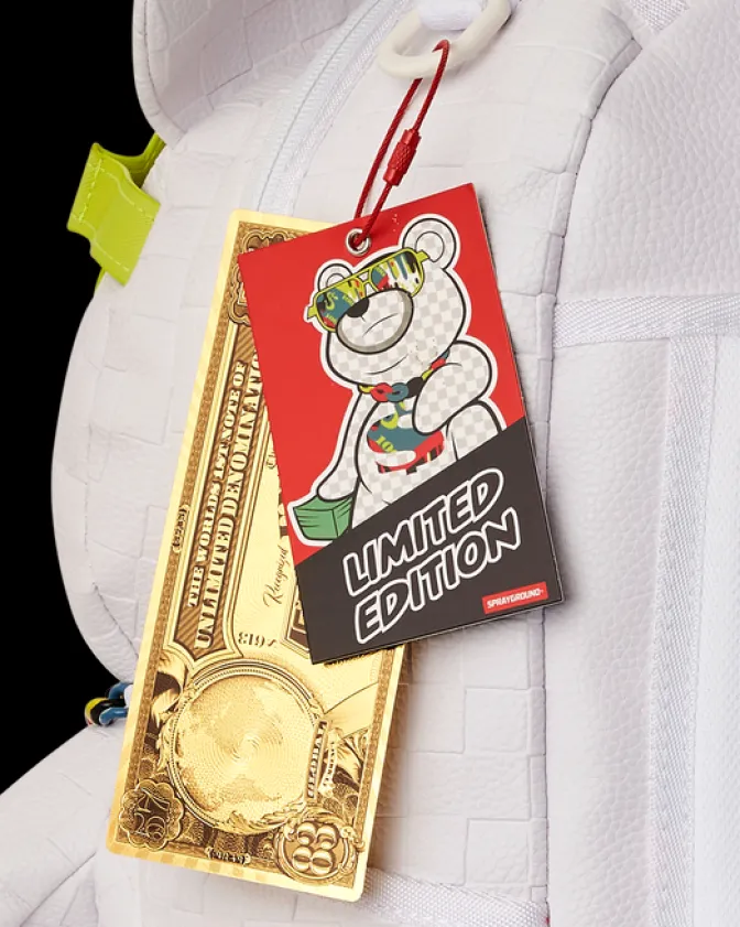SHOW UP SHOW OUT MONEYBEAR TEDDYBEAR BACKPACK