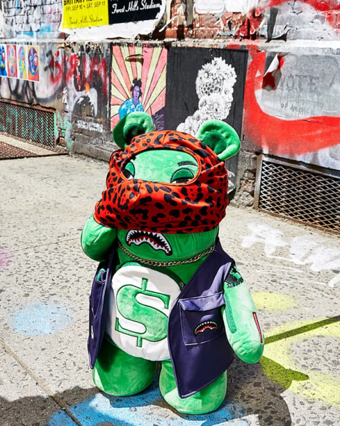 SKI MASK THE BEAR - MONEYBEAR TEDDYBEAR BACKPACK