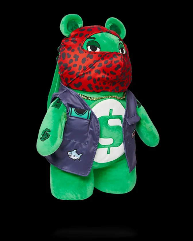 SKI MASK THE BEAR - MONEYBEAR TEDDYBEAR BACKPACK