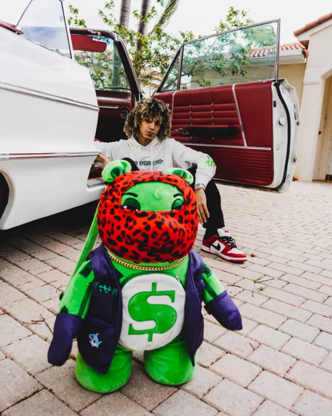 SKI MASK THE BEAR - MONEYBEAR TEDDYBEAR BACKPACK