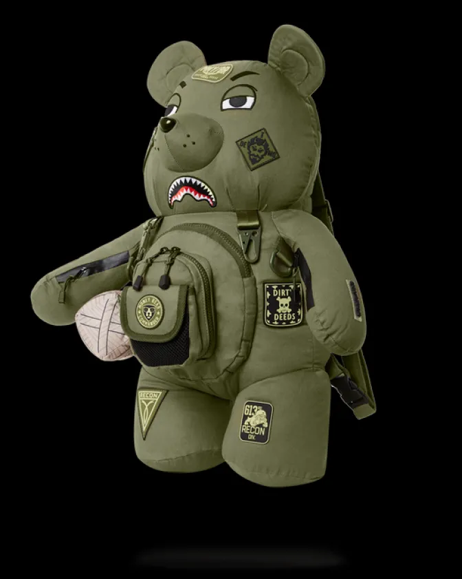 SPECIAL OPS FULL THROTTLE MONEYBEAR TEDDYBEAR BACKPACK