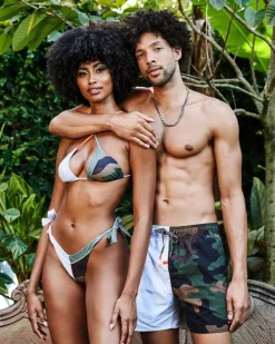 SPLIT BITE CAMO BIKINI