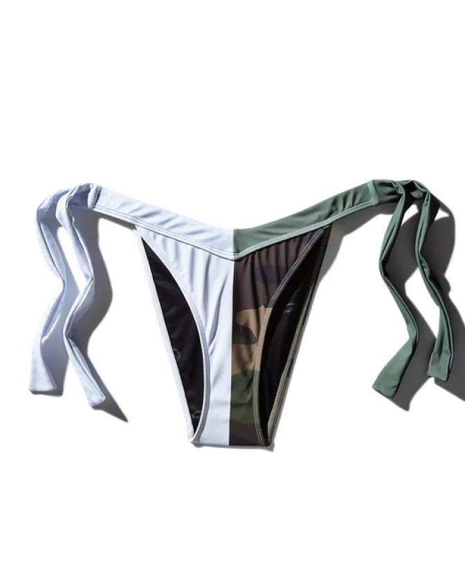 SPLIT BITE CAMO BIKINI