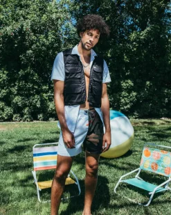 SPLIT BITE CAMO SHOTO SWIM TRUNKS