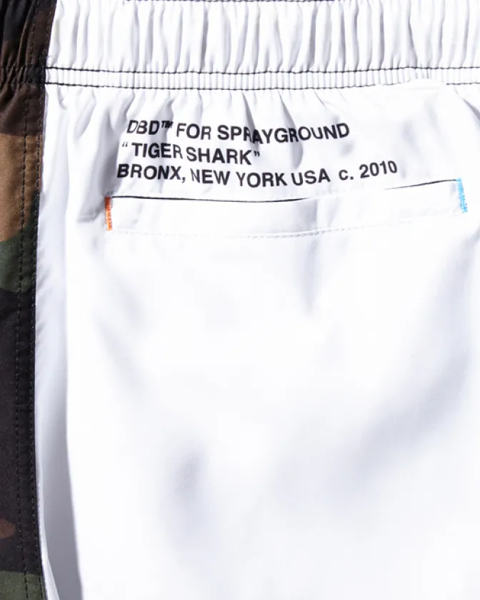 SPLIT BITE CAMO SHOTO SWIM TRUNKS