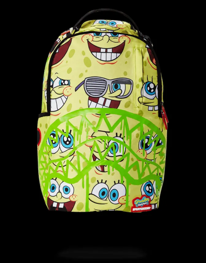 SPONGEBOB SPRAYPAINT FACE PATTERN