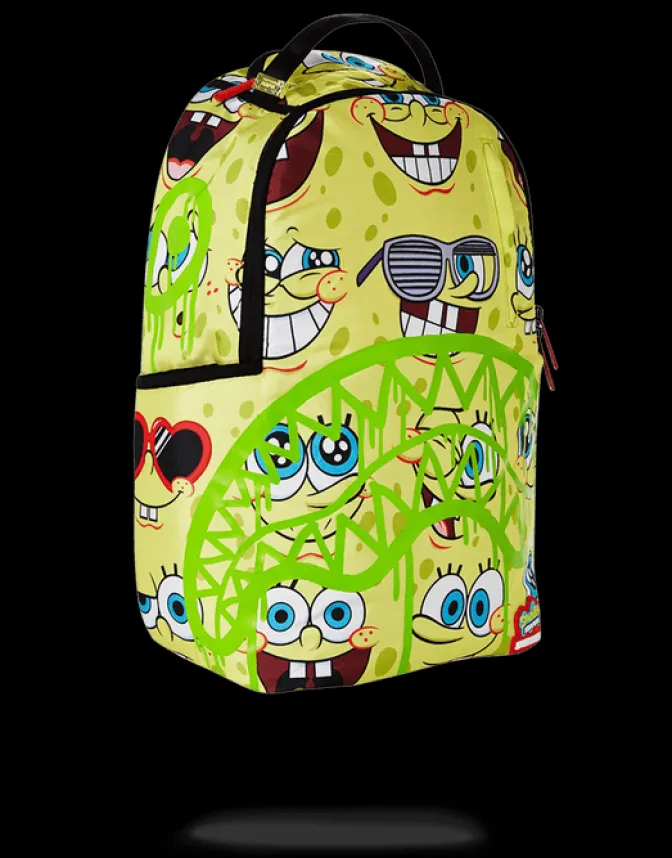 SPONGEBOB SPRAYPAINT FACE PATTERN