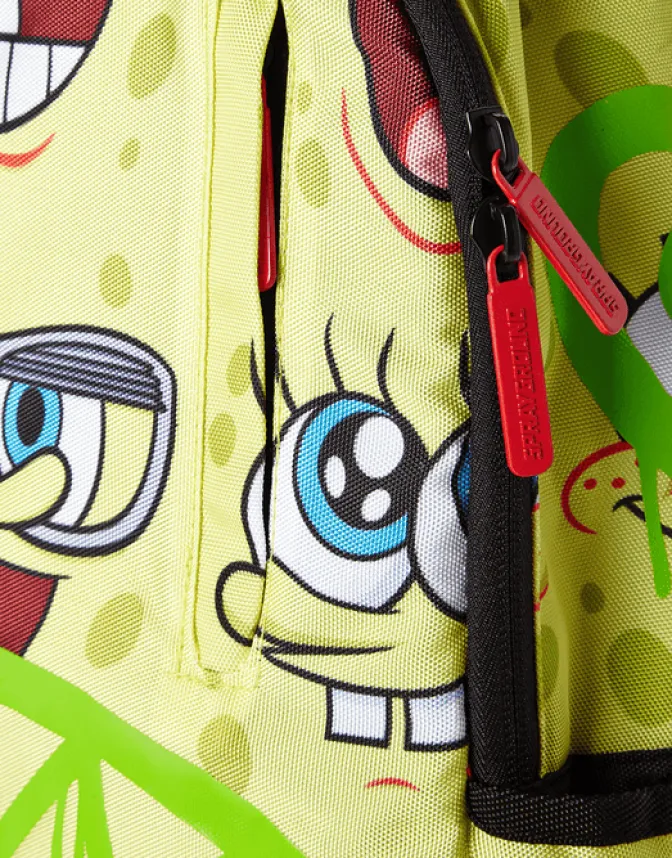 SPONGEBOB SPRAYPAINT FACE PATTERN