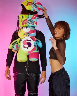 SUPER WEIRD MONEYBEAR TEDDYBEAR BACKPACK
