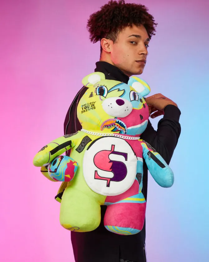 SUPER WEIRD MONEYBEAR TEDDYBEAR BACKPACK