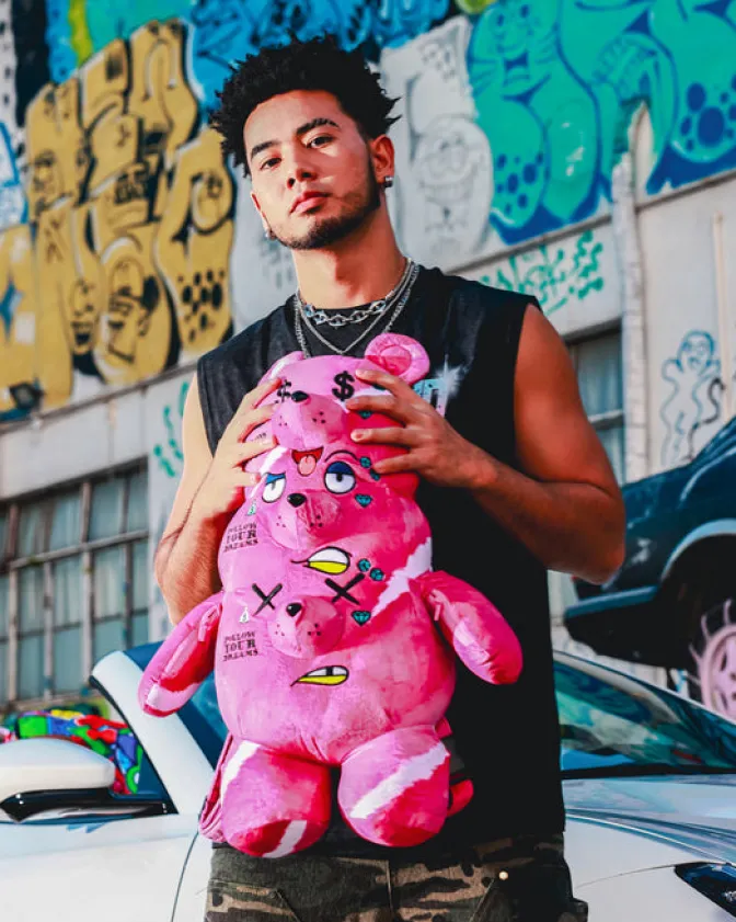 THE 3 HEADED BEAR PLUSH TEDDYBEAR BACKPACK