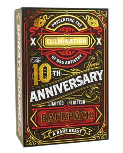 THE 10 YEAR HUSTLE BACKPACK. MYSTERY BOX. NUMBERED 1 OF 100