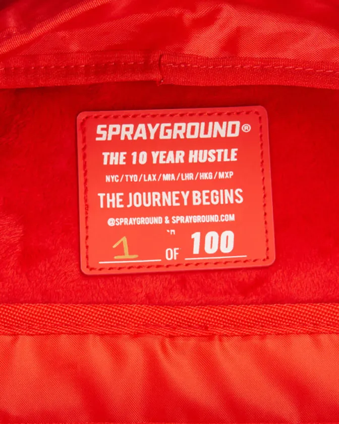 THE 10 YEAR HUSTLE BACKPACK. MYSTERY BOX. NUMBERED 1 OF 100