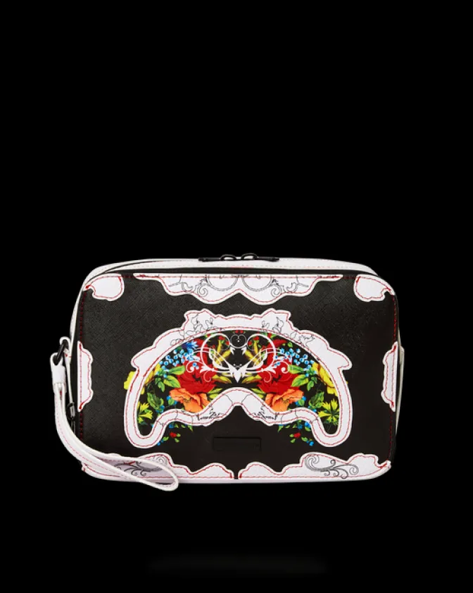THE FLORAL CUT TOILETRY BAG