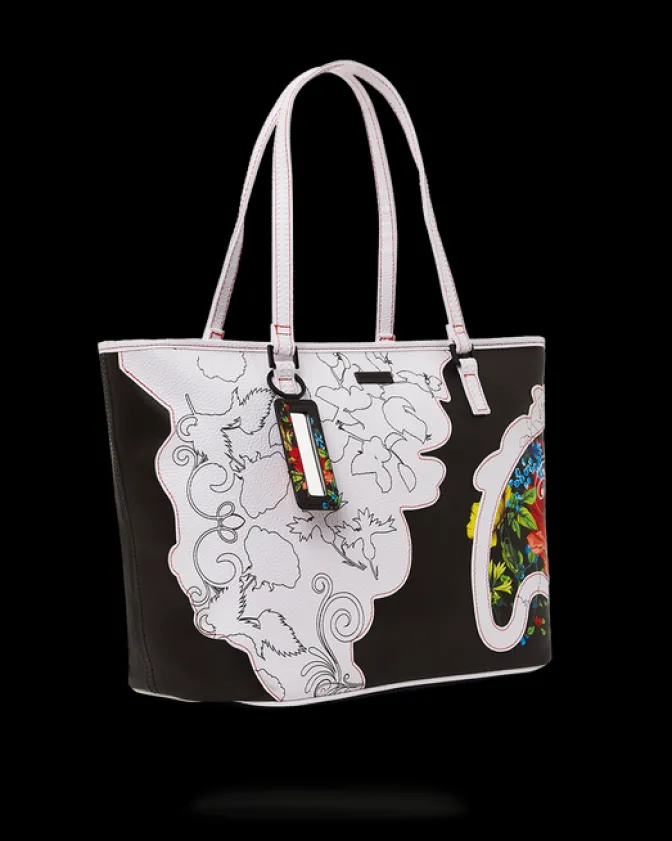 THE FLORAL CUT TOTE