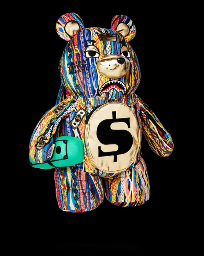THE GOLDEN AGE MONEYBEAR TEDDYBEAR BACKPACK