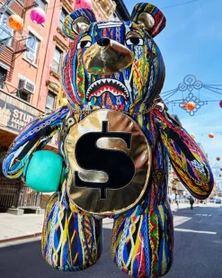 THE GOLDEN AGE MONEYBEAR TEDDYBEAR BACKPACK