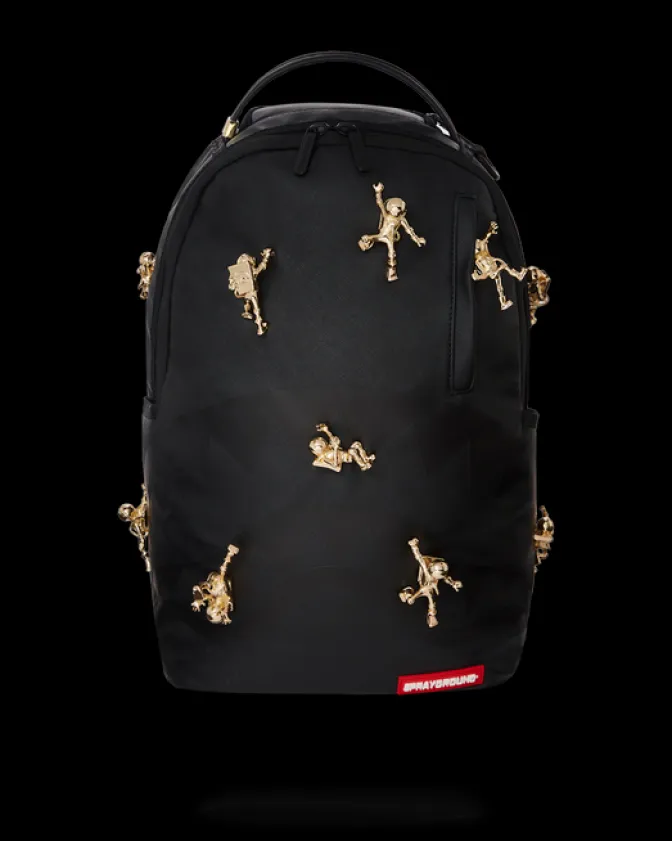 THE LOST IN SPACE BACKPACK (10 3D GOLD METAL ASTRONAUTS)
