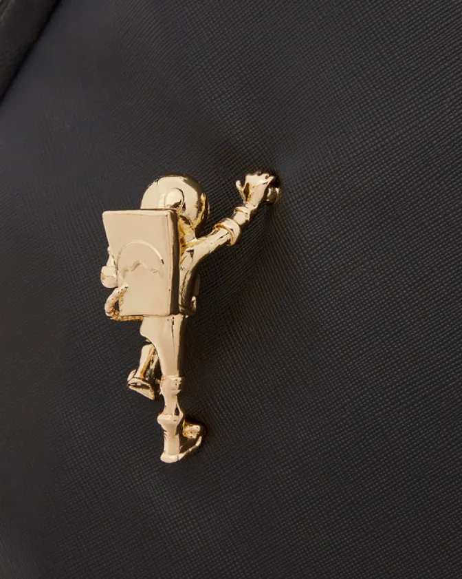 THE LOST IN SPACE BACKPACK (10 3D GOLD METAL ASTRONAUTS)