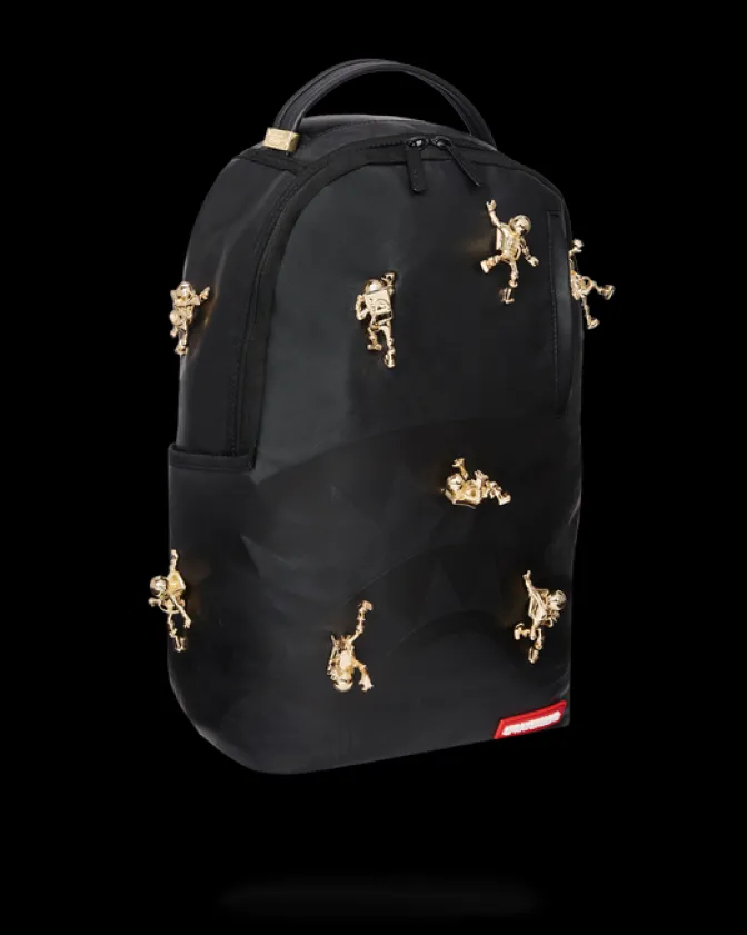 THE LOST IN SPACE BACKPACK (10 3D GOLD METAL ASTRONAUTS)