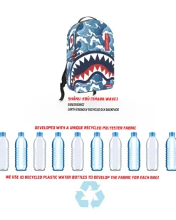 THE SHARK WAVE (made from 100% recycled plastic bottles from the ocean)