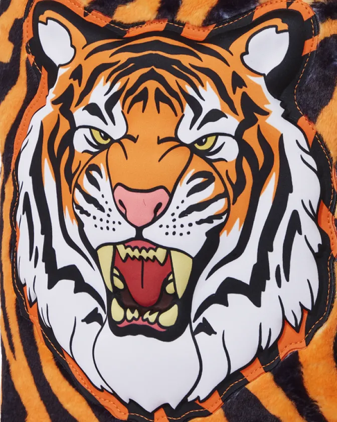 TIGER COZY VELOUR FUR BACKPACK