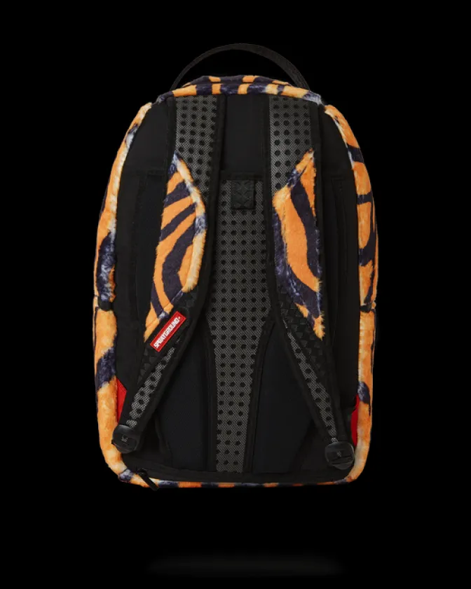 TIGER COZY VELOUR FUR BACKPACK
