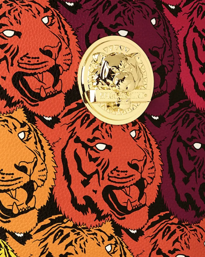 TIGER ROAR GOLD PLATED BACKPACK