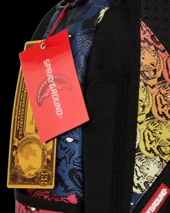 TIGER ROAR GOLD PLATED BACKPACK