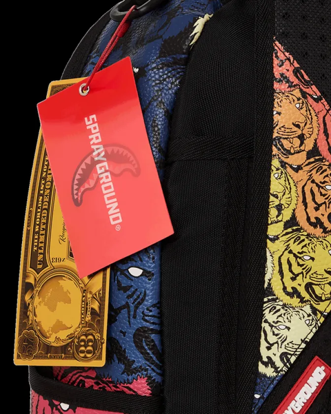 TIGER ROAR GOLD PLATED BACKPACK