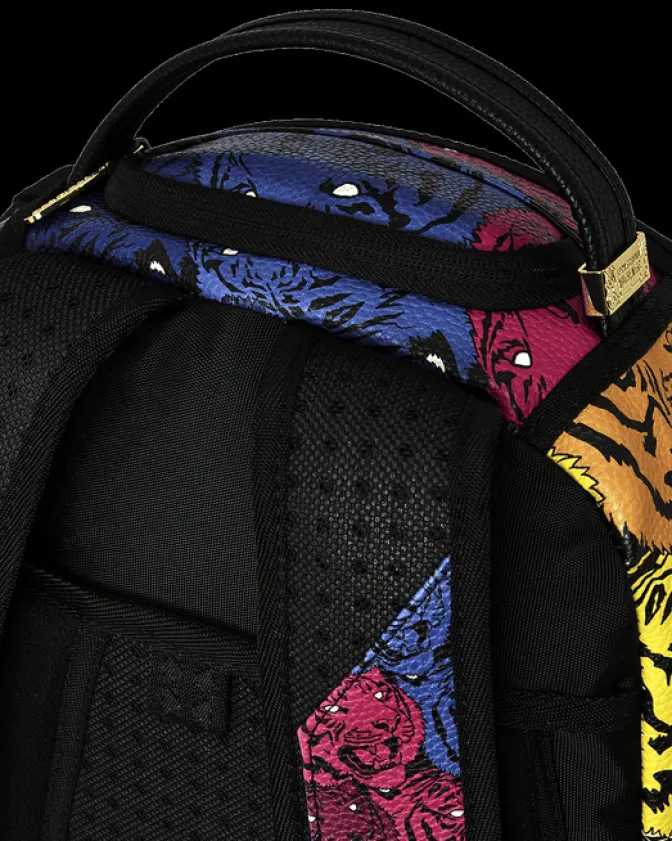 TIGER ROAR GOLD PLATED BACKPACK