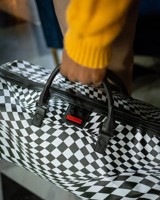 TRIPPY CHECK DUFFLE