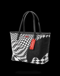 TRIPPY CHECK TOTE