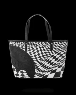 TRIPPY CHECK TOTE