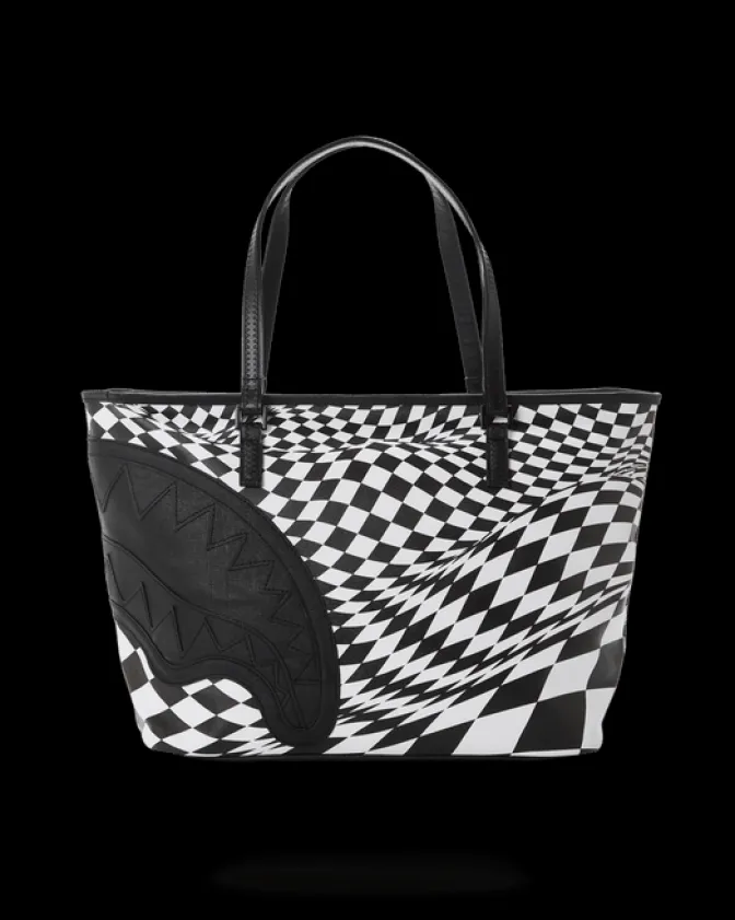 TRIPPY CHECK TOTE